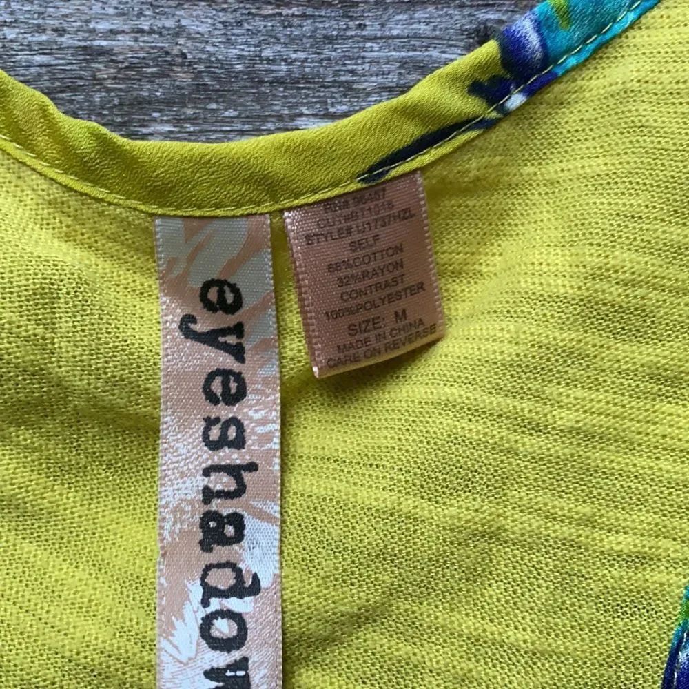 Eyeshadow Ruffled Tank sz. M - Picture 2 of 2